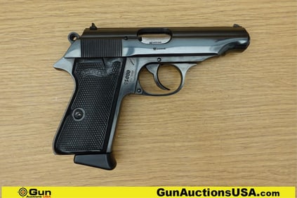 MANURHIN PP 7.65MM/.32 ACP Pistol. Very Good. 4" Barrel. Shiny Bore, Tight Action Semi Auto Features