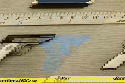 FILLI GALESI-BRESCIA 6.35MM/ 25ACP Pistol. Good condition, Normal Handling Marks, Scattered Spotting