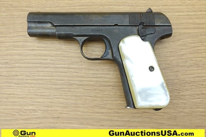 COLT 1903 HAMMERLESS .32 ACP Pistol. Good Condition. 3.75" Barrel. Shiny Bore, Tight Acion Semi Auto