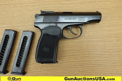 BAIKAL IJ70-17A MAKAROV .380 ACP MATCHING NUMBERS Pistol. Excellent. 3.75" Barrel. Shiny Bore, Tight