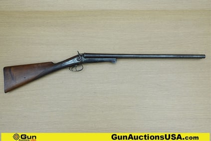 W. RICHARDS LAMINATED STEEL SXS 12 ga. Shotgun. Needs Repair. 24" Barrel. Break Action SXS Features
