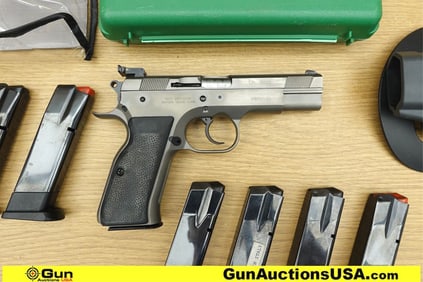 TANFOGLIO WITNESS 9X19 Pistol. Very Good. 4.5" Barrel. Shiny Bore, Tight Action Semi Auto Features