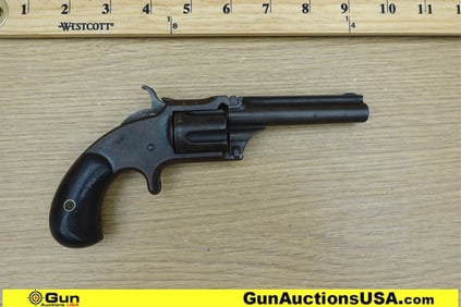 S&W NEW MODEL .32 RIMFIRE VINTAGE Revolver. Good condition, Normal Handling Marks, Scattered