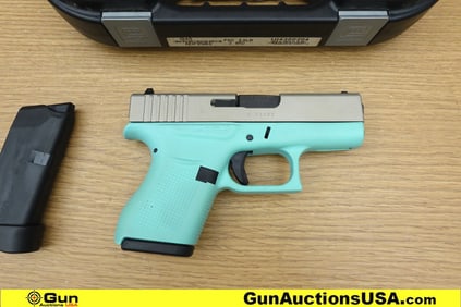 Glock 43 9X19 Pistol. Excellent. 3.25" Barrel. Shiny Bore, Tight Action Semi Auto Micro Pistol with