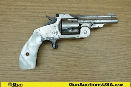 S&W SA 1ST MODEL 32 S&W Revolver. Needs Repair. 3.25" Barrel. Features Fixed Front and Rear Sights,