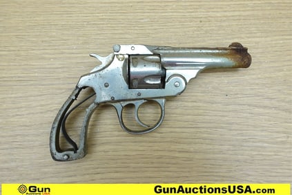 IVER JOHNSON BREAK TOP .32 CAL Revolver. Needs Repair. 3" Barrel. Features a 5 Shot Fluted Cylinder,