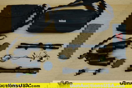 Bushnell, NC Star, Jason Sportview Etc. Scopes, Binoculars. Good Condition. 1 NC Star 3-9x40 mm