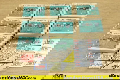 Remington, Federal, CCI, Etc. .22S and .22LR Ammo. Approx. 4675 Rds in total. 400 Rds-.22S. 4275 Rds