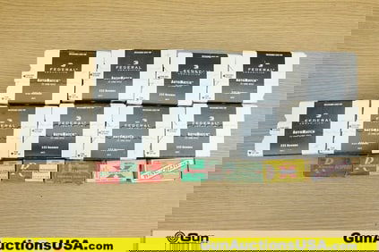 Federal, Remington, Winchester .22LR Ammo. Approx. 3225 Rds. . (74010) (GSCV97)