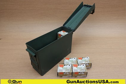 Wolf 7.62x39 Ammo. 300 Rds; 124 Gr Steel Case. Includes Small Metal Ammo Can. . (73794) (GSCU17)