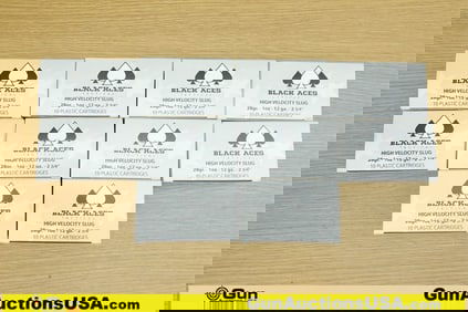 Black Aces Tactical 12 Ga. Ammo. 100 Rds High Velocity Slug, 2 3/4". . (68472) (GSCT51)