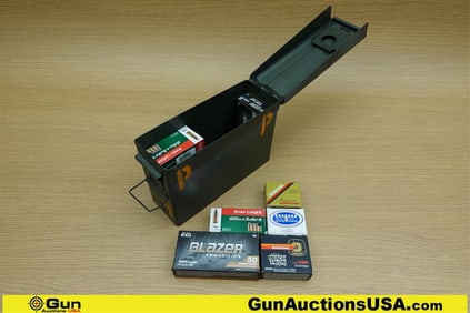 S&B, WIN, FED 9 mm Ammo. Approx. 325 Rds of 9 mm; 20 Rds of Black Talon 147 Gr. XST and 305 Rds