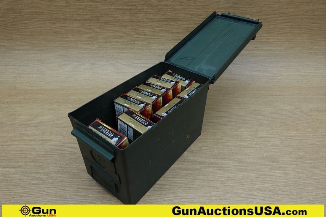 Federal .45 AUTO Ammo. 450 Total Rds of .45 AUTO (+P) 230 Gr. HST. Includes One Medium OD Green: Federal .45 AUTO Ammo. 450 Total Rds of .45 AUTO (+P) 230 Gr. HST. Includes One Medium OD Green Metal Ammo Can.. (74117) (GSCV10)