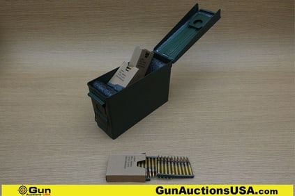 Federal 5.56 mm Ammo. 420 Total Rds of 5.56x45 62 Gr. FMJ Ball on Stripper Clips. Includes One Small
