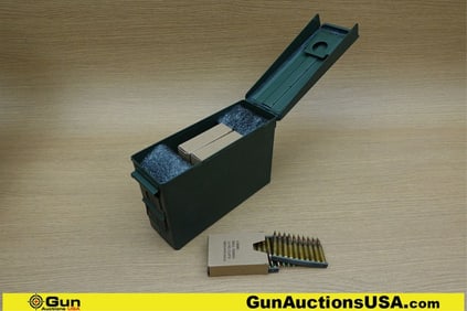 Federal 5.56 mm Ammo. 420 Total Rds of 5.56 mm 62 Gr. FMJ Ball on Stripper Clips. Includes One Small