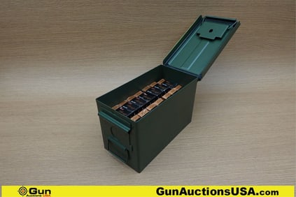 PMC 9 mm Ammo. 800 Total Rds of 9 mm 115 Gr. FMJ. Includes Medium OD Green Polymer Ammo Can..