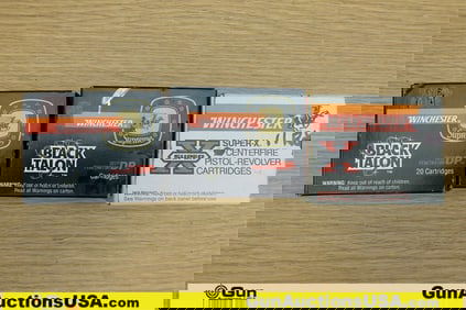 Winchester Black Talon .40 S&W, 10 mm RARE Ammo. 39 Total Rds of DISCONTINUED Ammo; 28 Rds of .40