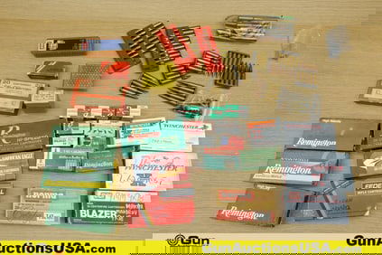 Rem, Win, Fed, Etc 7.62x25, .303 BRIT, .45 COLT, Etc Ammo. Approx. 800 Total Rds; 30 Rds of 308 Cal.