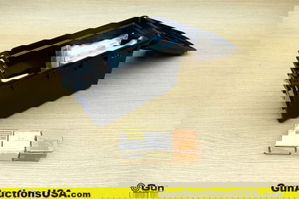 SB, Military Surplus 9mm LARGO Ammo. 350 Total Rounds. Includes Medium Black Polymer Ammo Can..