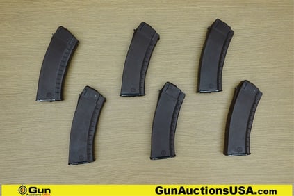 Circle 21 5.45x39 Mags. Very Good. 6 Total Mags; 30 Rd AK 5.45x39 Polymer Mags.. (74154) (GSCO21)