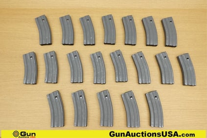 Military Surplus .223 cal/ 5.56 mm Mags. Good Condition. 20 Total Mags; 30 Rd AR15 .223 cal/ 5.56 mm
