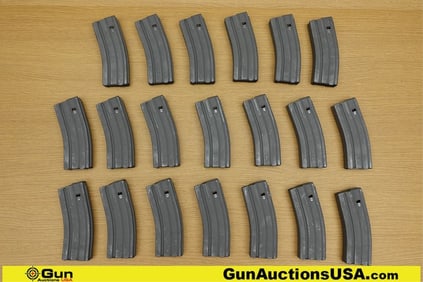 Military Surplus .223 cal/ 5.56 mm Mags. Good Condition. 20 Total Mags; 30 Rd AR15 .223 cal/ 5.56 mm