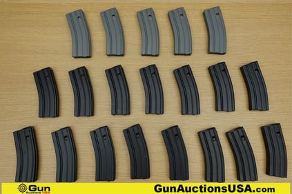 Military Surplus .223 cal/ 5.56 mm Mags. Good Condition. 20 Total Mags; 30 Rd AR15 .223 cal/ 5.56 mm