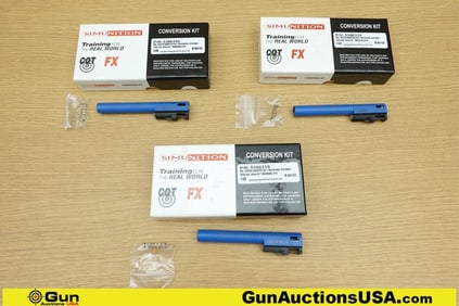 Simunition Sub 9MM Conversion Kits. Excellent. 3 Conversion Kits, in the Original Box. For