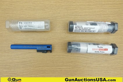 Simunition Sub 9MM Adaptor Kits. Excellent. 3 Adaptor Kits for Simulate Unitions Training. . (73596)