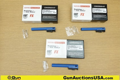 Simunition Sub 9MM Conversion Kits. Excellent. 3 Conversion Kits, in the Original Box. For