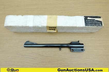 THOMPSON CENTER Contender 9MM LUGER Barrel. Excellent. 10" Barrel. Shiny Bore Features Fixed Front