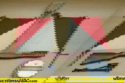 Military Signal Flags, Stock, Etc. . Good Condition. 1-U.S. ARMY SIGNAL FLAGS, In Canvas Carry