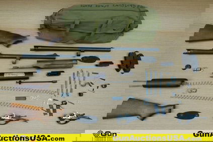 Rem, Etc Gun Parts. Good Condition. 2 Rifle Butt Stocks, 2 Shotgun Pumps, 2 Barrels, 2 Trigger