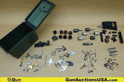 Gun Parts, Speed Loaders. Good Condition. Assorted Gun Parts, Speed Loaders, Scope Mounts,