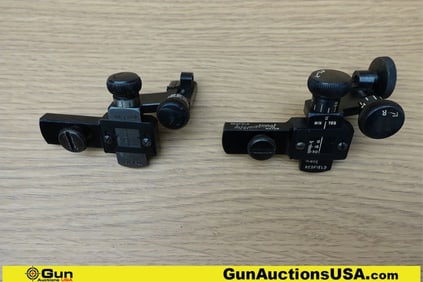 Redfield Model 75 Rifle Sights. Excellent. 2 High Quality International Match Rifle Rear Diopter