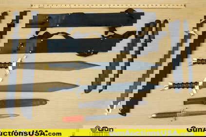 Knives, Swords. Very Good. 5 Assorted Knives and Short Swords.. (70966) (GSCD65)