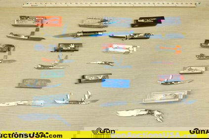 American Blade, Frost Cutlery, Etc. Knives. Like New in Box. Lot of 10; Pocket Knives in Original