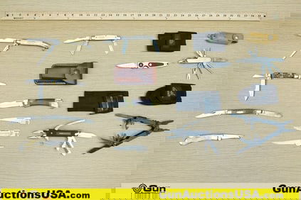 Case, Gerber, Etc. Knives, Multi-Tools, & Sheaths.. 10 Assorted Folding Pocket Knives, Multi-Tools,