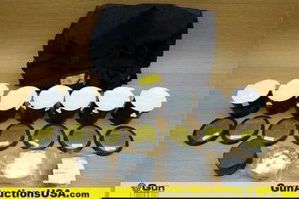 AVON, Scott, Etc. Mask Filters, Etc. . Good Condition. 11-Gas Mask Filters and One Carry Bag. .