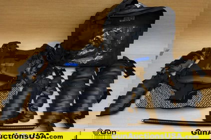 HATCH RIOT SUIT. Very Good. Full Riot Suit, Size Large Chest, Extra Large Legs. 1-35" Baton and a