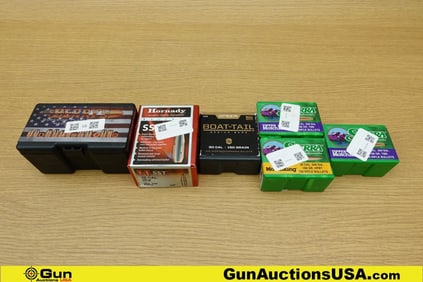 Speer, Hornady, Sierra, Etc. .30 cal, .40 cal Projectiles. 750 Total Projectiles; 500 Projectiles