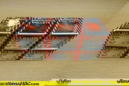 Hornady .30 cal Projectiles. 600 Total Projectiles; 400 Projectiles 150 Gr. and 200 Projectiles 155