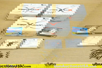 X-TREME 30 Cal & 45 ACP Projectiles. Total Rds.- 1348; 348 Rds.- 30 Cal Projectiles & 1000 Rds.- 45