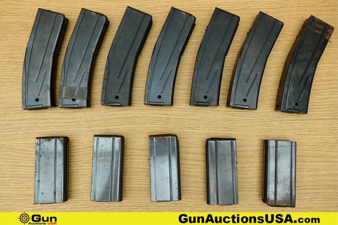 M1 Carbine .30 Carbine Magazines. Good Condition. Seven 30 Rd Mags, and Five 15 Rd Magazines. .: M1 Carbine .30 Carbine Magazines. Good Condition. Seven 30 Rd Mags, and Five 15 Rd Magazines. . (74546) (GSCM47)
