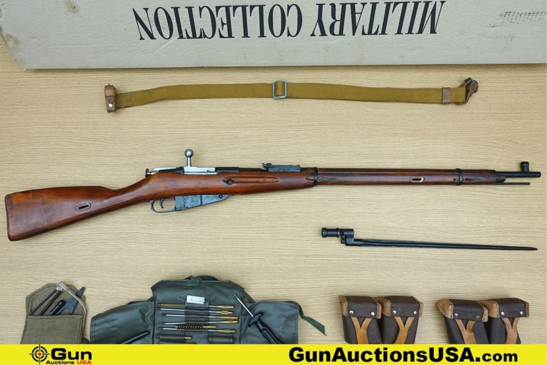 IZHMASH M91/30 7.62 x 54r ALL MATCHING NUMBERS Rifle. Very Good. 30" Barrel. Shiny Bore, Tight: IZHMASH M91/30 7.62 x 54r ALL MATCHING NUMBERS Rifle. Very Good. 30" Barrel. Shiny Bore, Tight Action Bolt Action ALL MATCHING NUMBERS! Features a HEXAGONAL Receiver, Adjustable Front and Rear Sights,