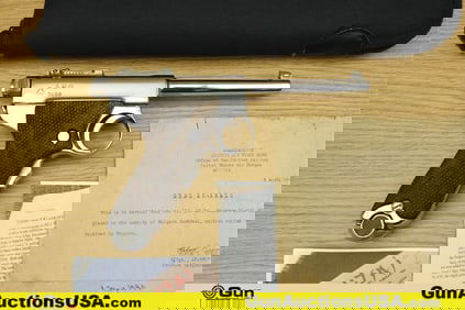 TOKYO GAS & ELECTRIC CO 1910 PAPA NAMBU 8MM NAMBU COLLECTOR'S Pistol. Very Good. Shootable Bore,