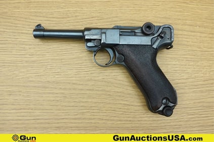 DWM P-08 LUGER 7.65/30 LUGER MATCHING NUMBERS Pistol. Very Good. 3.75" Barrel. Shiny Bore, Tight