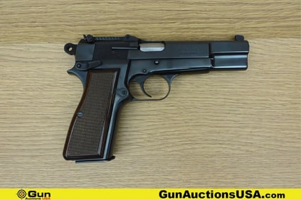 BROWNING FNH HI POWER 9MM PARA EL CAPITIAN Pistol. Very Good. 4.75" Barrel. Shiny Bore Semi Auto