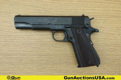 Remington Rand, Inc. 1911-A1 45 ACP COLLECTOR'S Pistol. Very Good. 5" Barrel. Shiny Bore, Tight