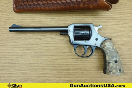 H&R INC 922 .22 LR Revolver. Excellent. 6" Barrel. Shiny Bore, Tight Action A vintage nine-shot